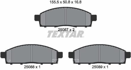 Nissan Remblokkenset, schijfrem 2508701