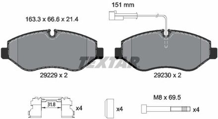 Nissan Remblokkenset, schijfrem 2922902