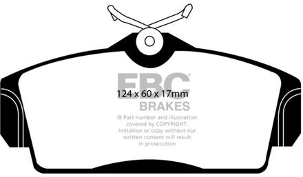 Nissan Remblokkenset, schijfrem DP1238