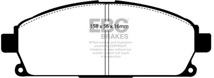 Nissan Remblokkenset, schijfrem DP1247