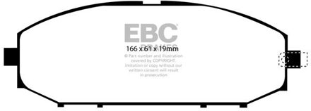 Nissan Remblokkenset, schijfrem DP1280