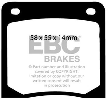 Nissan Remblokkenset, schijfrem DP139