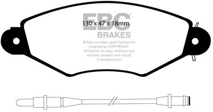 Nissan Remblokkenset, schijfrem DP1406