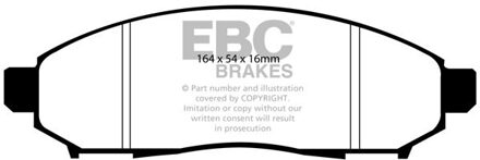 Nissan Remblokkenset, schijfrem DP1747