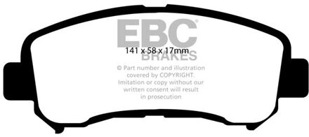 Nissan Remblokkenset, schijfrem DP1954