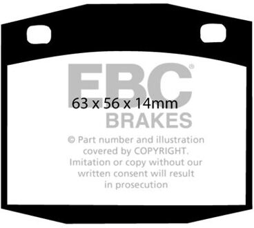 Nissan Remblokkenset, schijfrem DP201