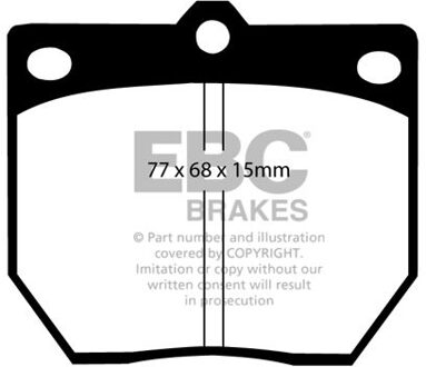 Nissan Remblokkenset, schijfrem DP273