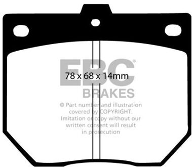 Nissan Remblokkenset, schijfrem DP287