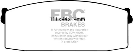 Nissan Remblokkenset, schijfrem DP418