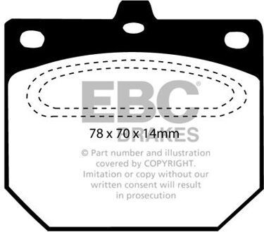 Nissan Remblokkenset, schijfrem DP562