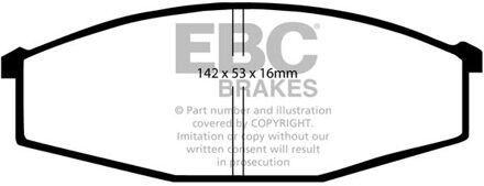 Nissan Remblokkenset, schijfrem DP641