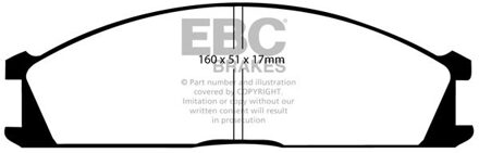 Nissan Remblokkenset, schijfrem DP691