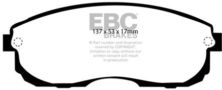 Nissan Remblokkenset, schijfrem DP775