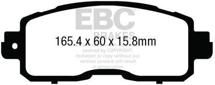 Nissan Remblokkenset, schijfrem DPX3011