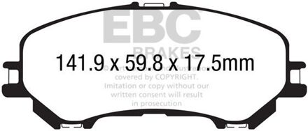 Nissan Remblokkenset, schijfrem DPX3032