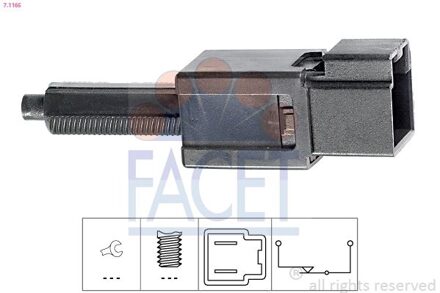 Nissan Remlichtschakelaar 71165