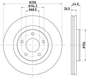 Nissan Remschijf 8DD355125521