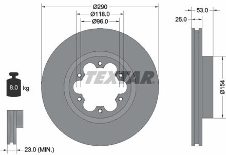 Nissan Remschijf 93240600