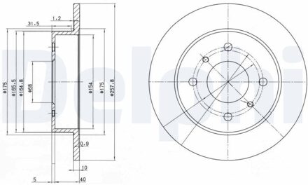 Nissan Remschijf BG2633