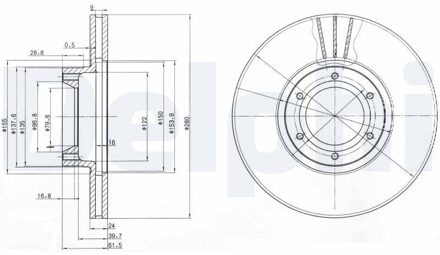 Nissan Remschijf BG3553