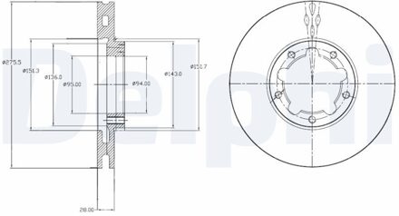 Nissan Remschijf BG4217
