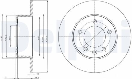 Nissan Remschijf BG4320