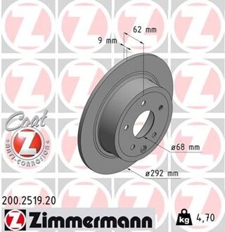 Nissan Remschijf Coat Z 200251920