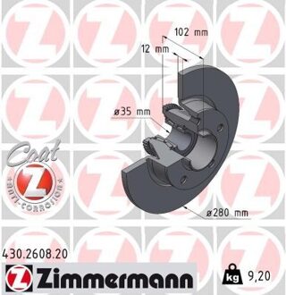 Nissan Remschijf COAT Z 430260820