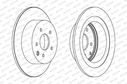 Nissan Remschijf DDF1590C