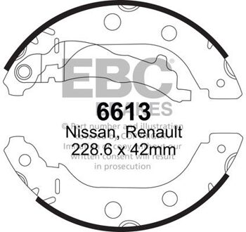 Nissan Remschoenset 6613