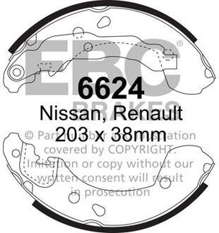Nissan Remschoenset 6624