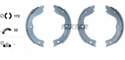 Nissan Remschoenset, parkeerrem 91062700