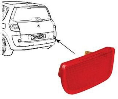 Nissan Retroreflector (katoog) 4328940