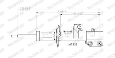 Nissan Schokdemper G7929