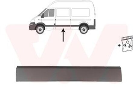 Nissan Sier- / beschermingspaneel, zijwand 4388423