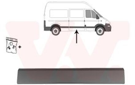 Nissan Sier- / beschermingspaneel, zijwand 4388424