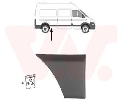 Nissan Sier- / beschermingspaneel, zijwand 4388426