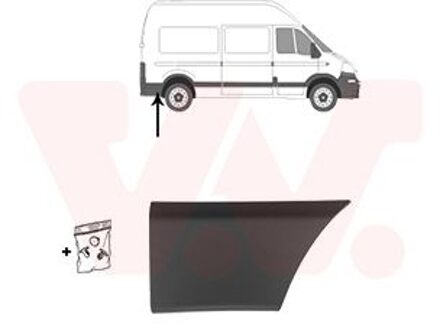 Nissan Sier- / beschermingspaneel, zijwand 4388428