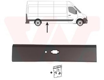 Nissan Sier- / beschermingspaneel, zijwand 4399404