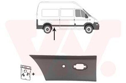 Nissan Sier- / beschermingspaneel, zijwand 4399406