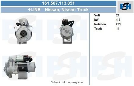 Nissan Starter Nissan 4.5 kw 161507113051