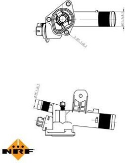 Nissan Thermostaat, koelvloeistof 725056