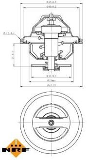 Nissan Thermostaat, koelvloeistof 725169