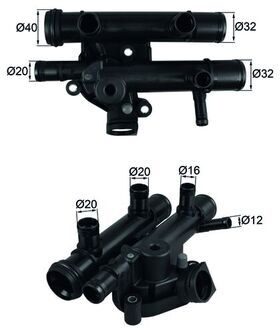 Nissan Thermostaat, koelvloeistof TI25983D