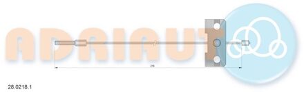 Nissan Trekkabel, parkeerrem 2802181