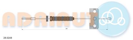 Nissan Trekkabel, parkeerrem 280248