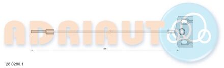 Nissan Trekkabel, parkeerrem 2802801