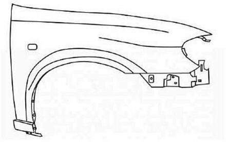 Nissan Voorspatbord Rechts 3319656