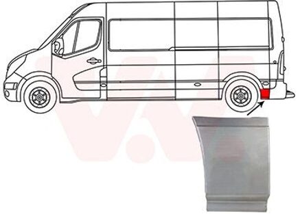 Nissan Zijplaat Achter L 3396143