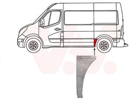 Nissan Zijplaat Achter L 3799141